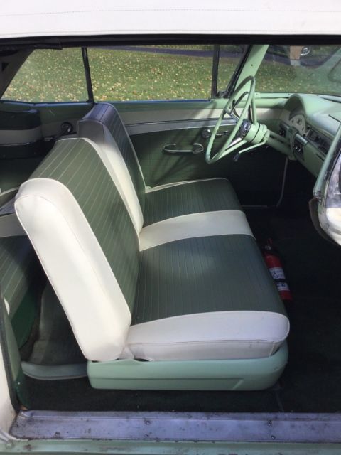 1957 willow green Ford Fairlane Convertible