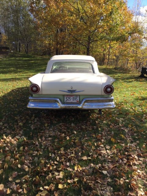 1957 willow green Ford Fairlane Convertible
