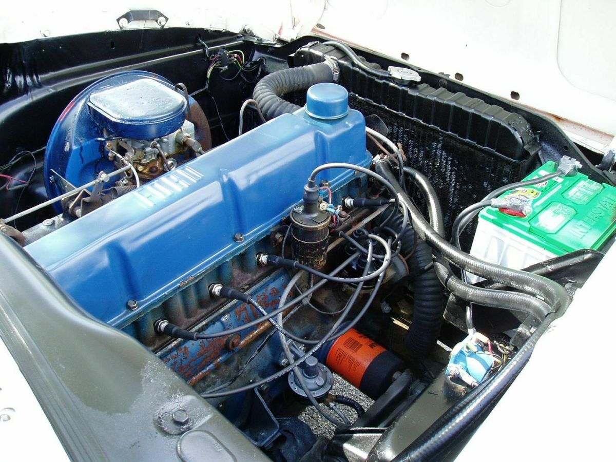 1957 Red & White Ford Fairlane Sedan