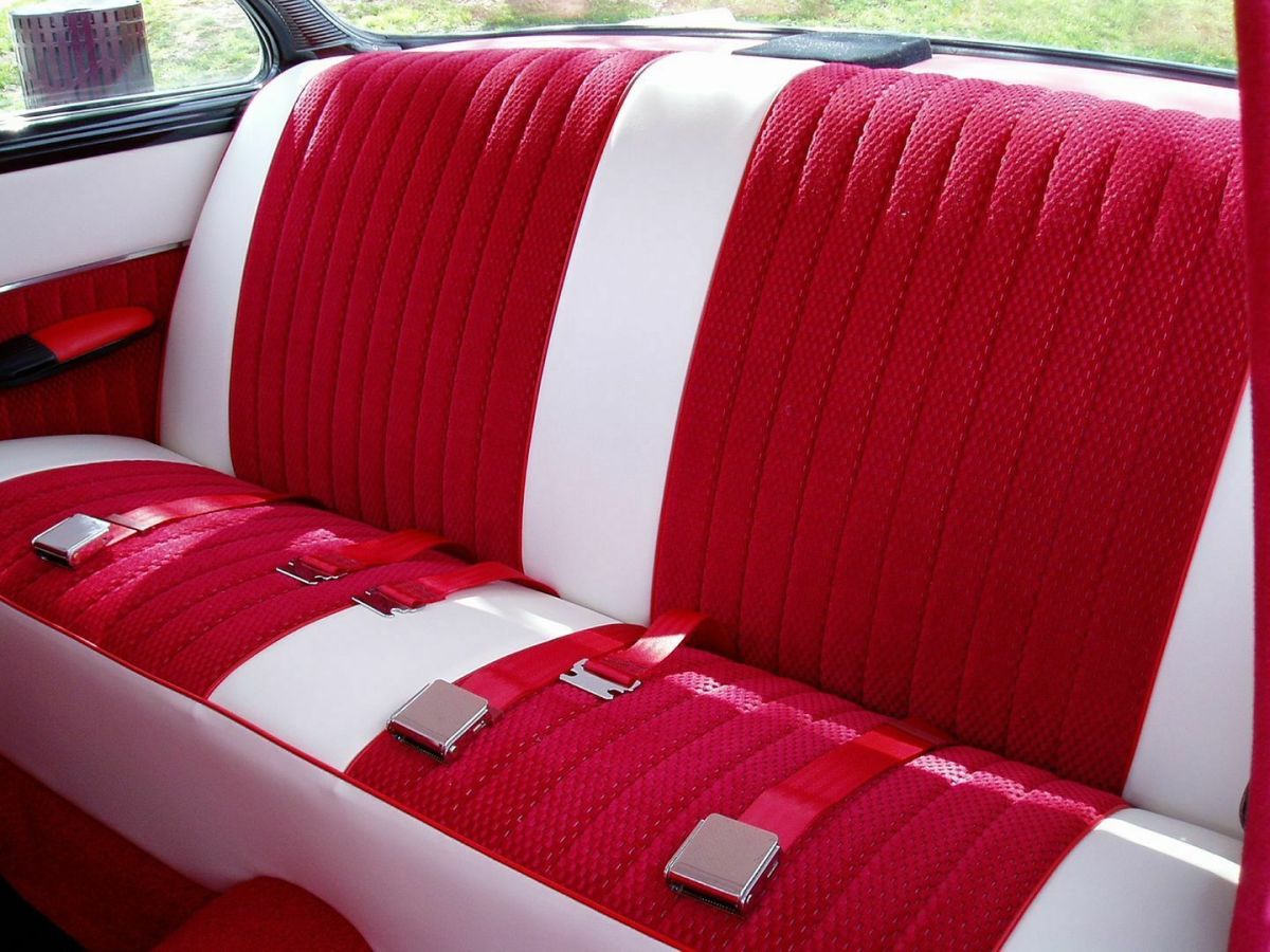 1957 Red & White Ford Fairlane Sedan