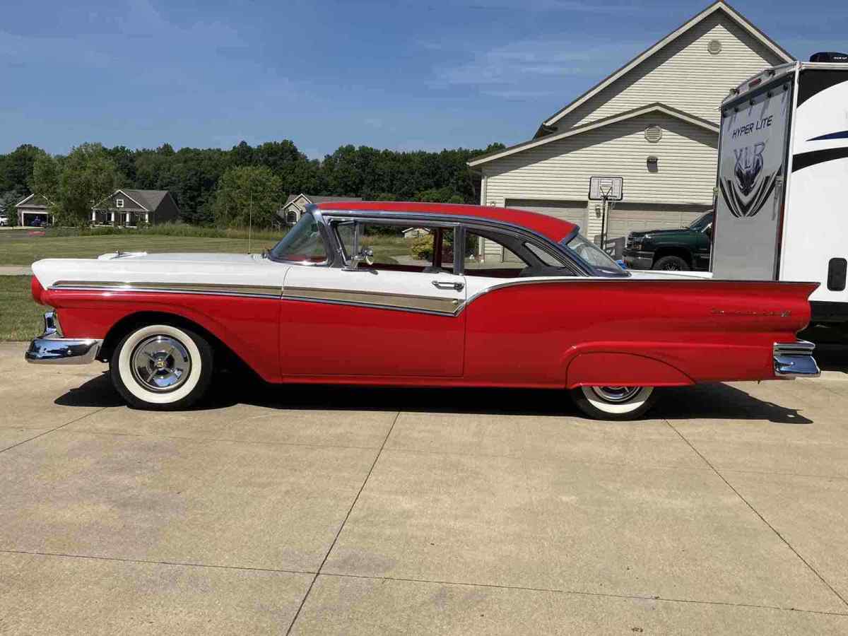 1957 Red Ford Fairlane
