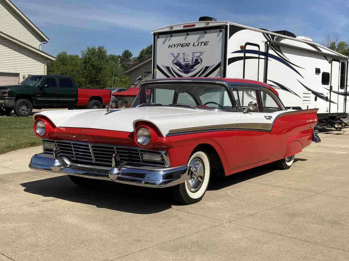 1957 Red Ford Fairlane