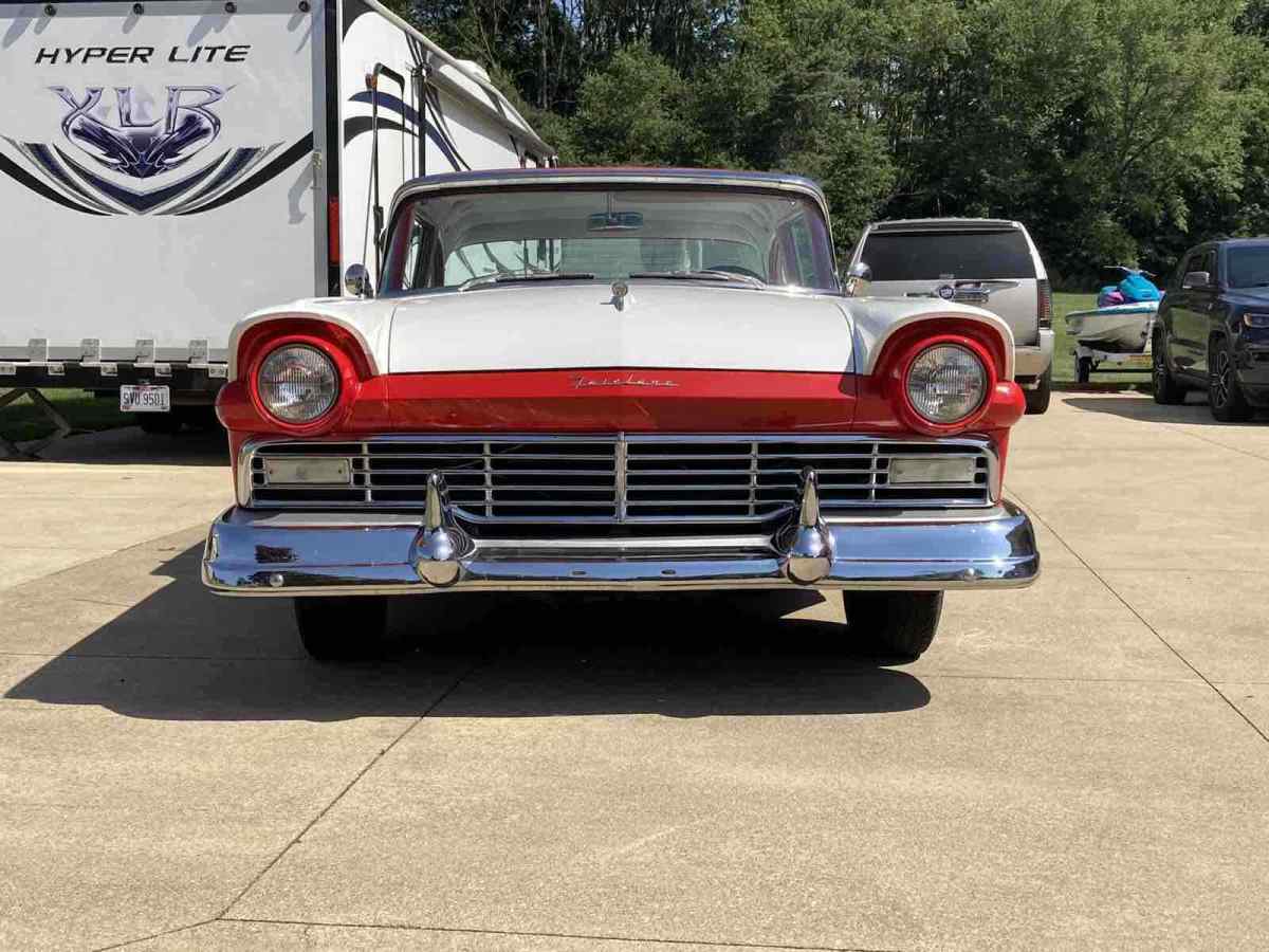 1957 Red Ford Fairlane