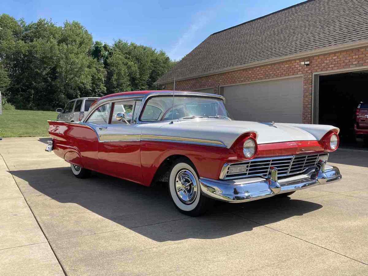 1957 Red Ford Fairlane