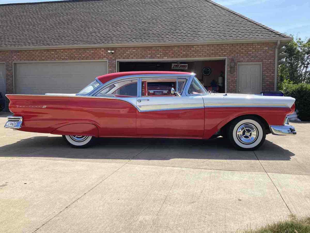 1957 Red Ford Fairlane