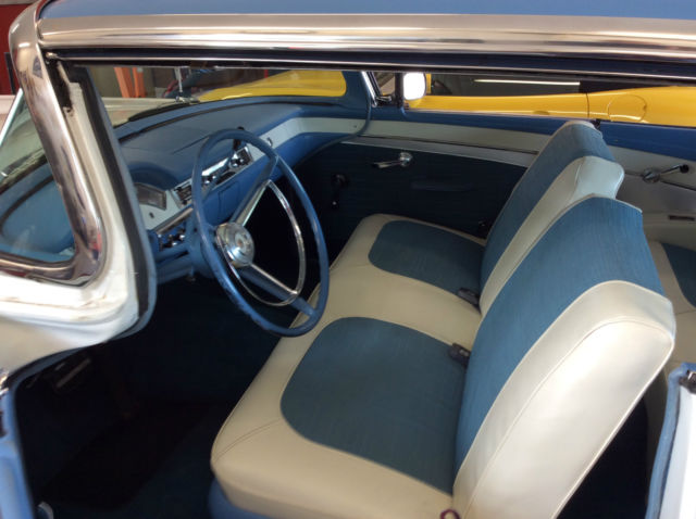 1957 blue & white Ford Fairlane