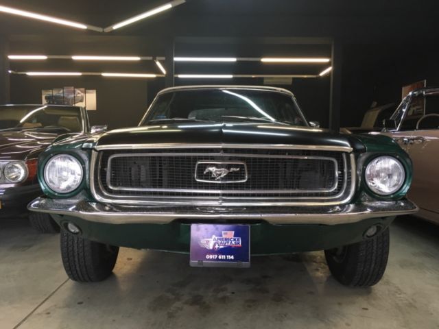 1967 Green Ford Mustang Convertible