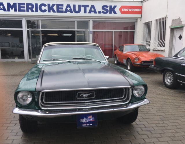 1967 Green Ford Mustang Convertible