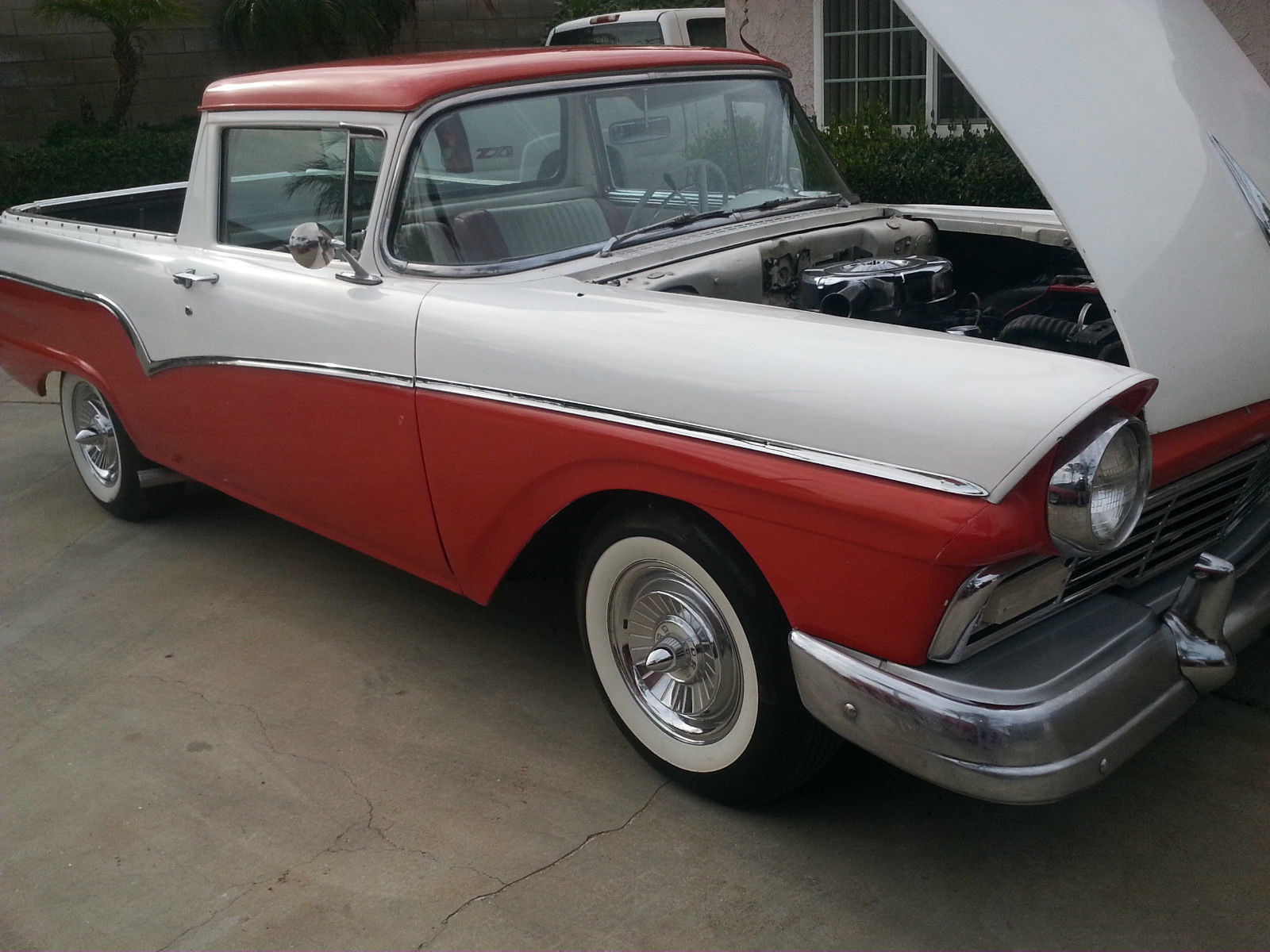 1957 Red Ford Ranchero ranchero