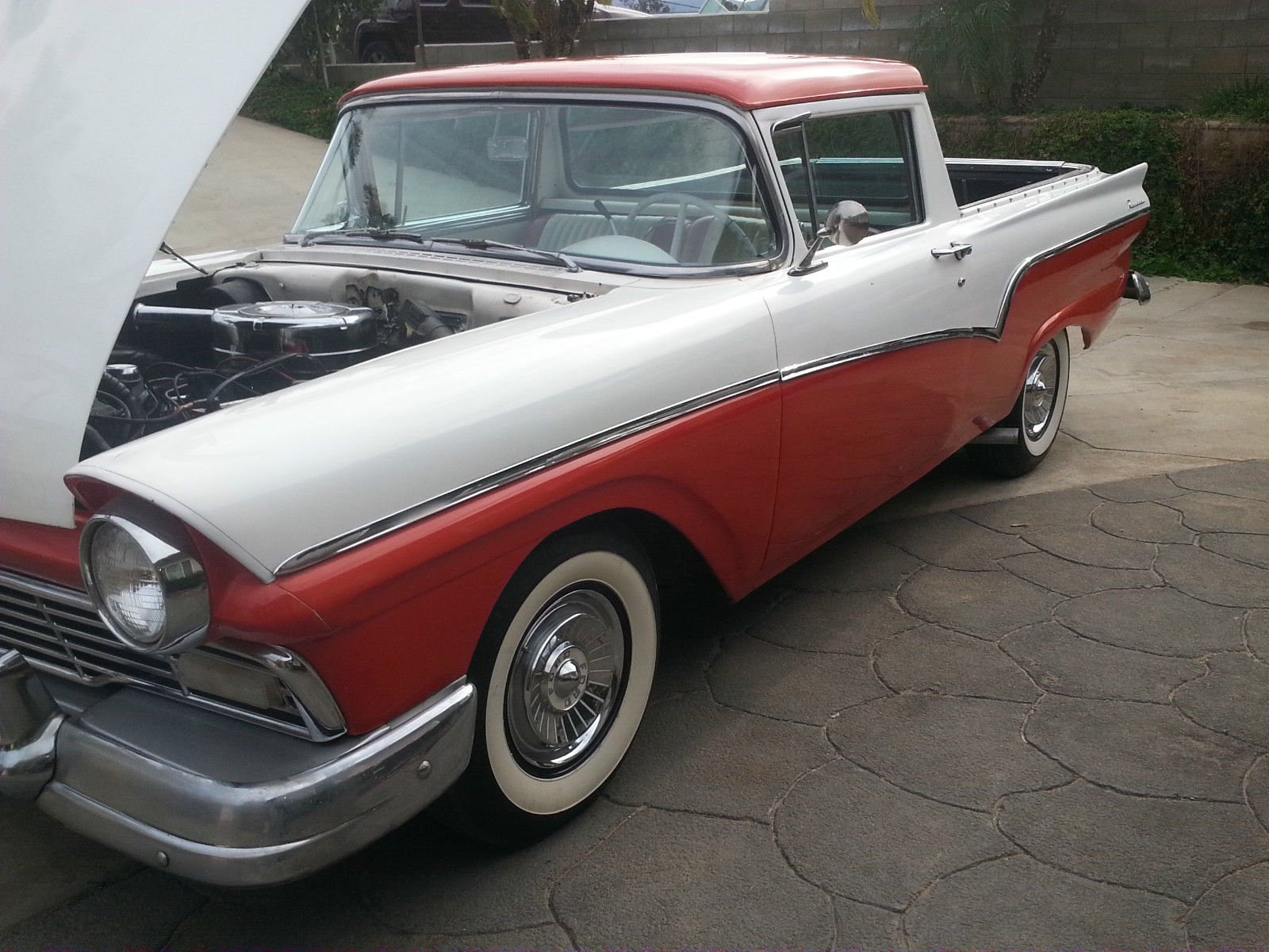 1957 Red Ford Ranchero ranchero