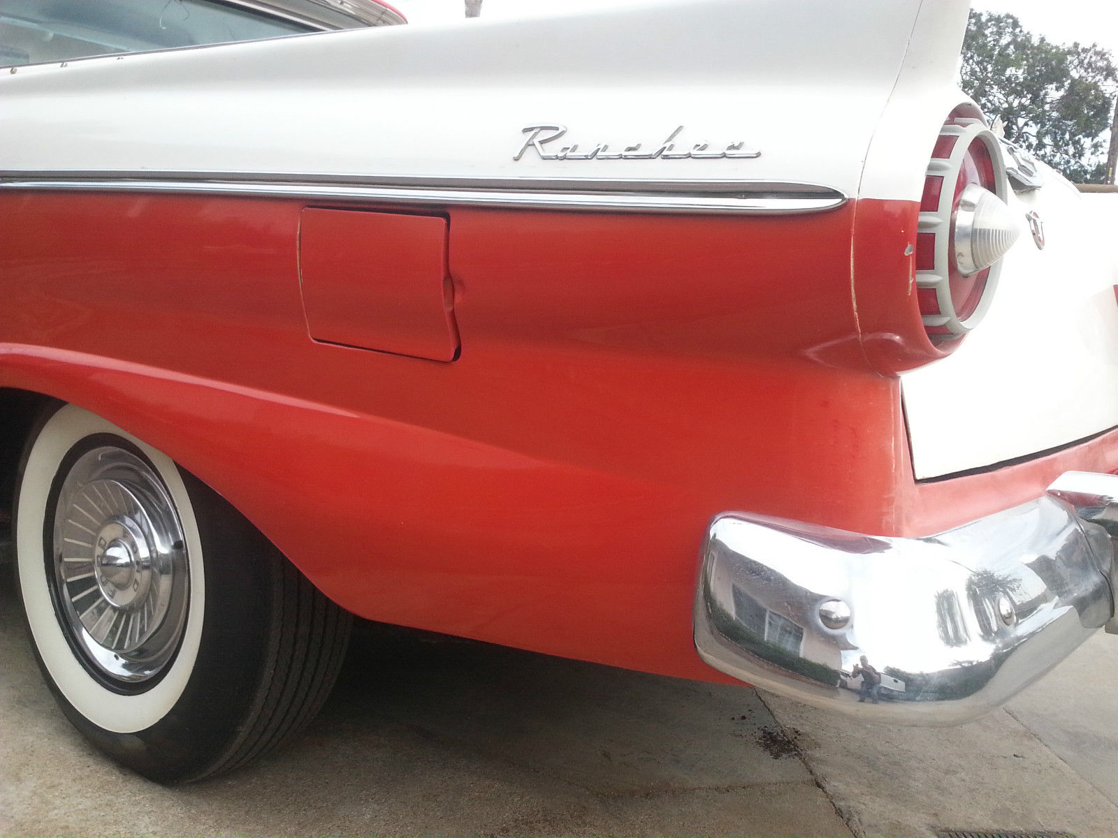 1957 Red Ford Ranchero ranchero