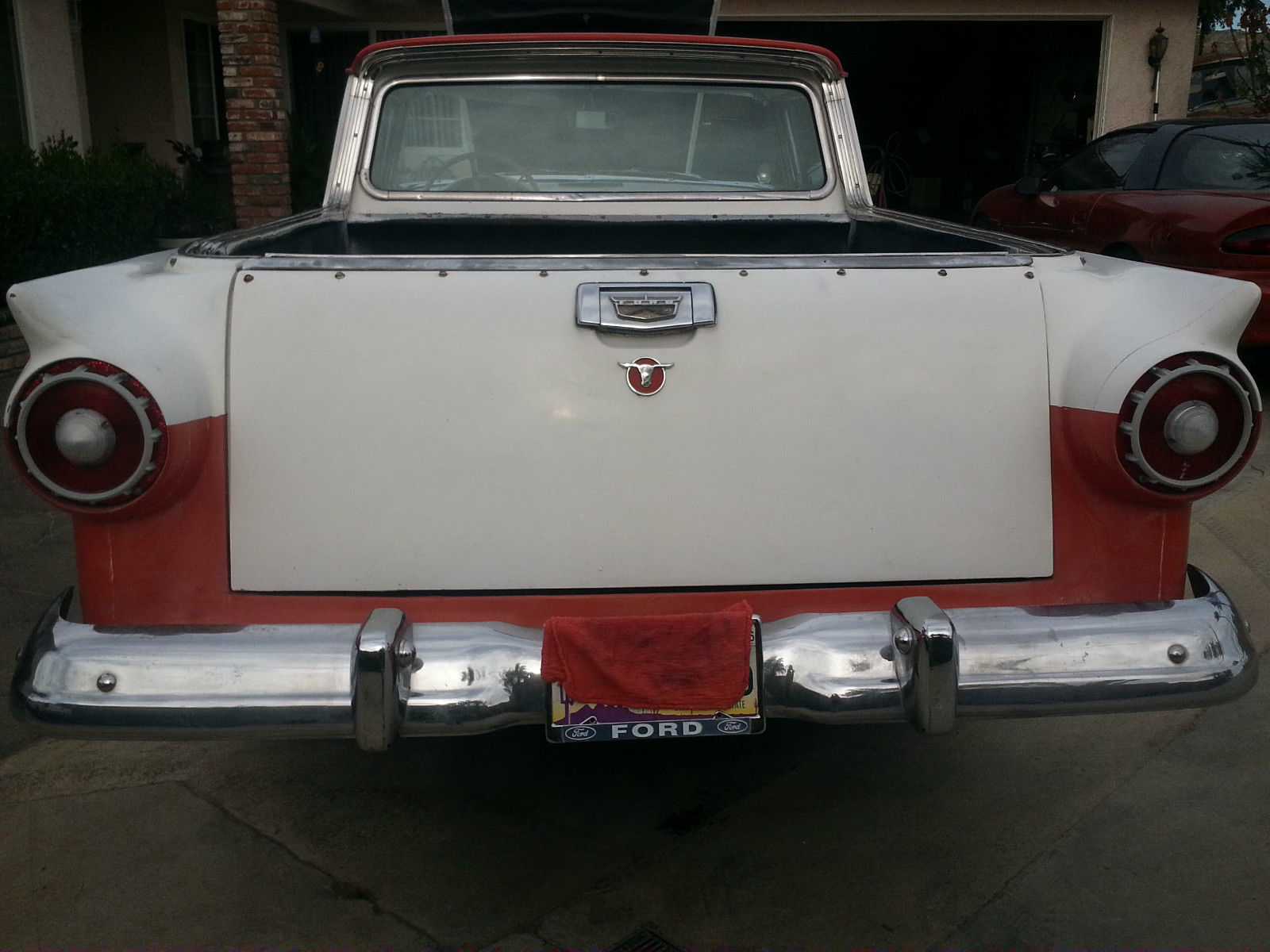1957 Red Ford Ranchero ranchero