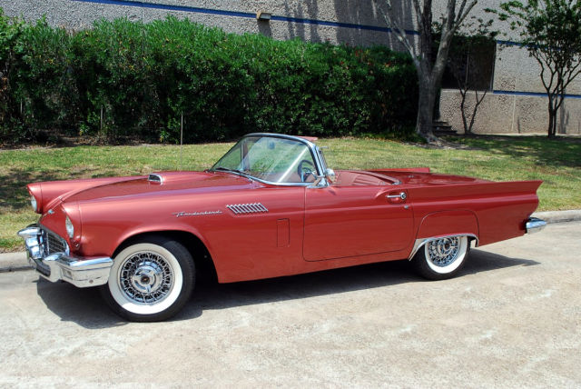 1957 T-Bird Bronze Ford Thunderbird Convertible