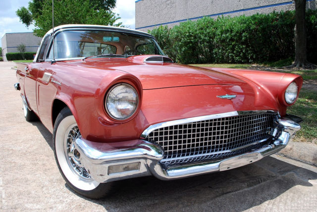 1957 T-Bird Bronze Ford Thunderbird Convertible