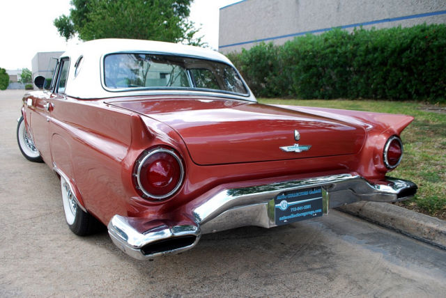 1957 T-Bird Bronze Ford Thunderbird Convertible