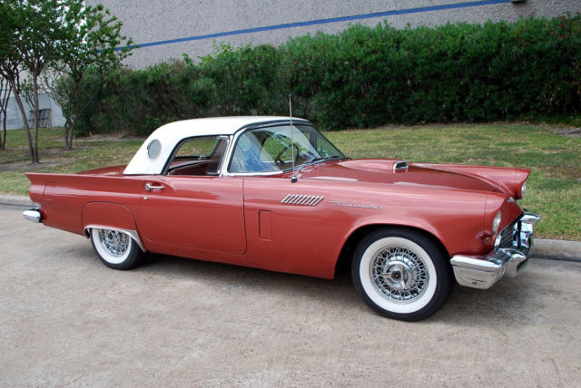 1957 T-Bird Bronze Ford Thunderbird Convertible