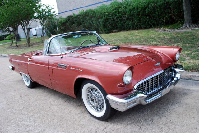 1957 T-Bird Bronze Ford Thunderbird Convertible
