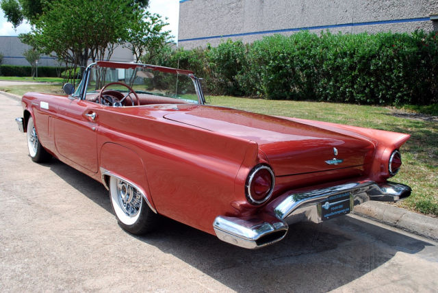 1957 T-Bird Bronze Ford Thunderbird Convertible