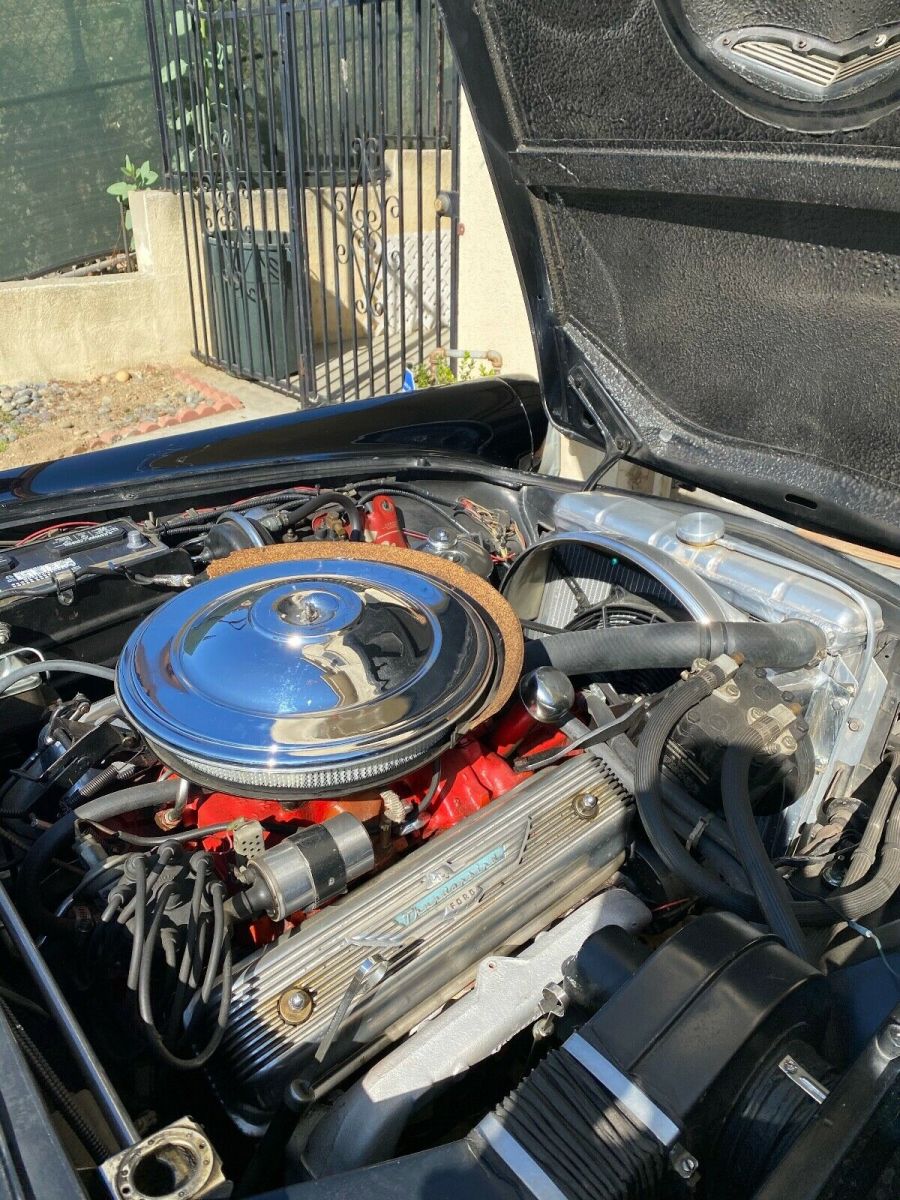 1957 Black Ford Thunderbird Convertible