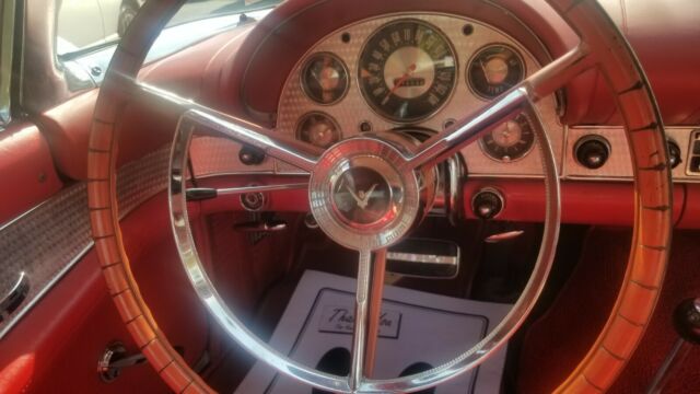 1957 Red Ford Thunderbird Convertible