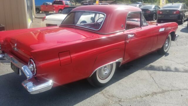 1957 Red Ford Thunderbird Convertible
