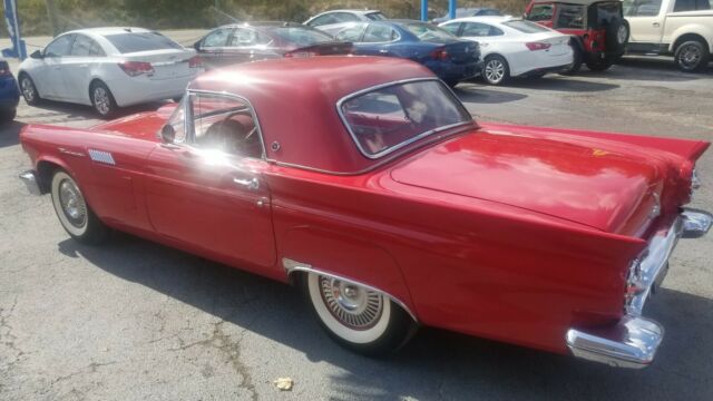 1957 Red Ford Thunderbird Convertible