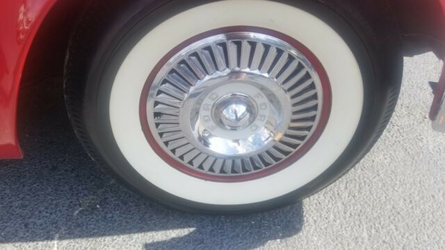 1957 Red Ford Thunderbird Convertible