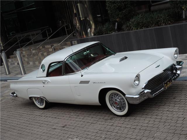 1957 White Ford Thunderbird --