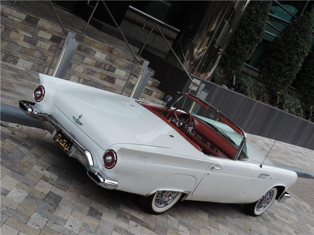 1957 White Ford Thunderbird --