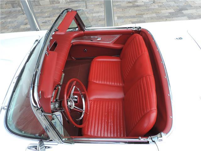 1957 White Ford Thunderbird --