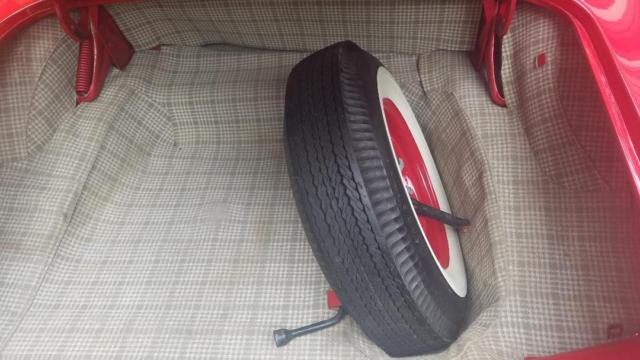 1957 Red Ford Thunderbird Convertible