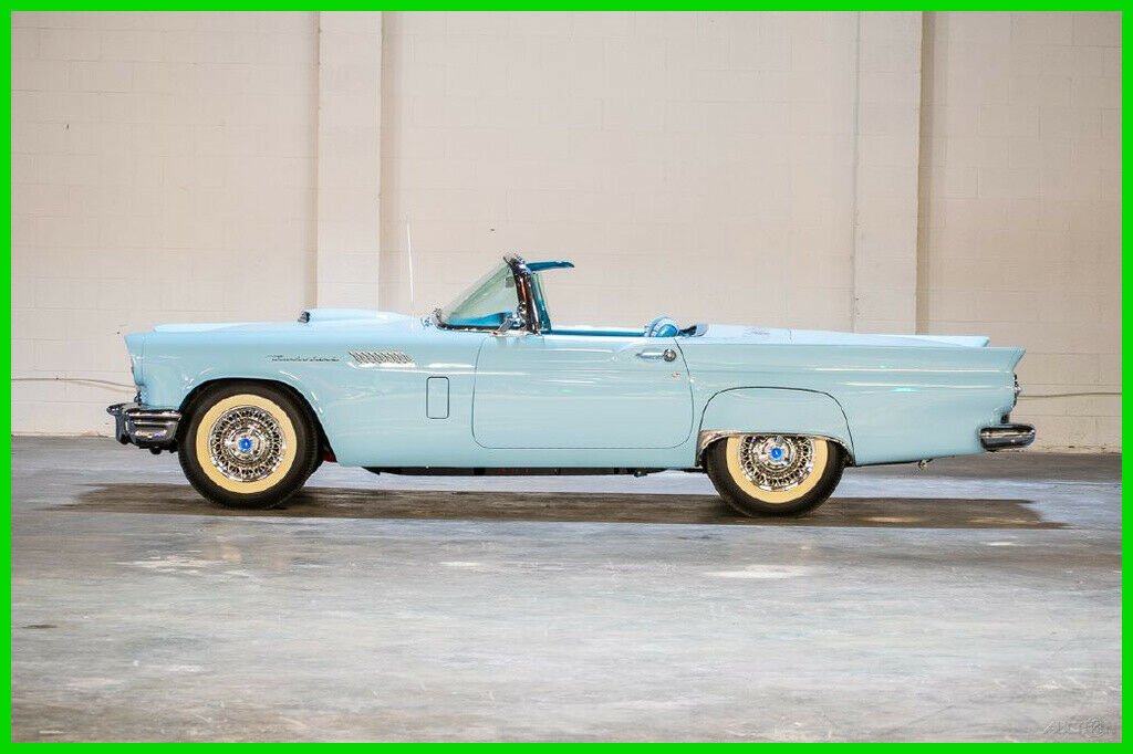 1957 Blue Ford Thunderbird