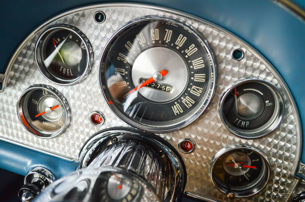 1957 Blue Ford Thunderbird