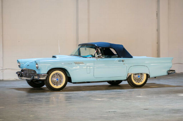 1957 Blue Ford Thunderbird