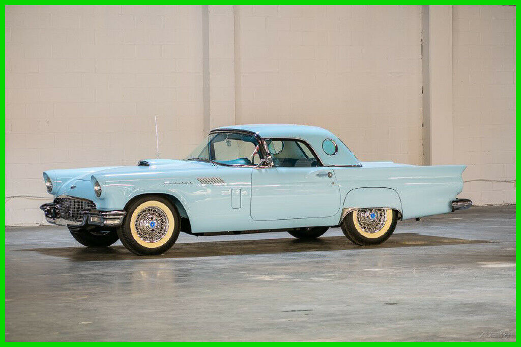1957 Blue Ford Thunderbird