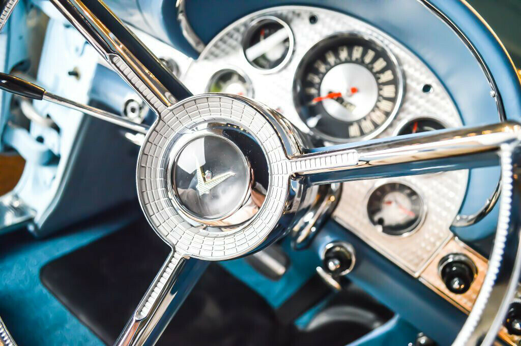 1957 Blue Ford Thunderbird