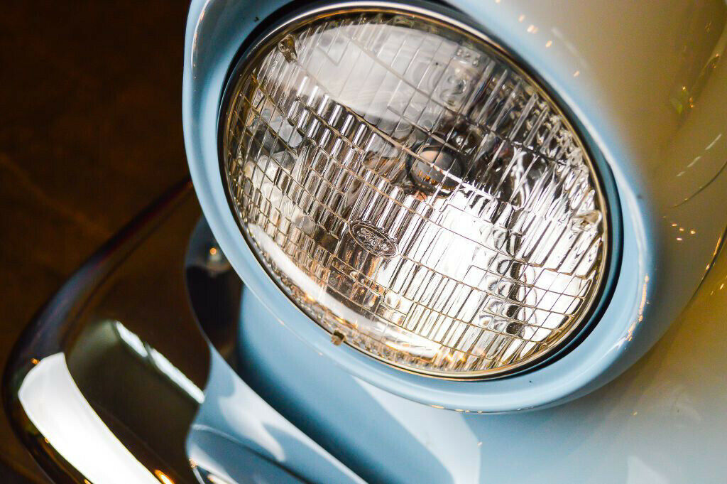 1957 Blue Ford Thunderbird