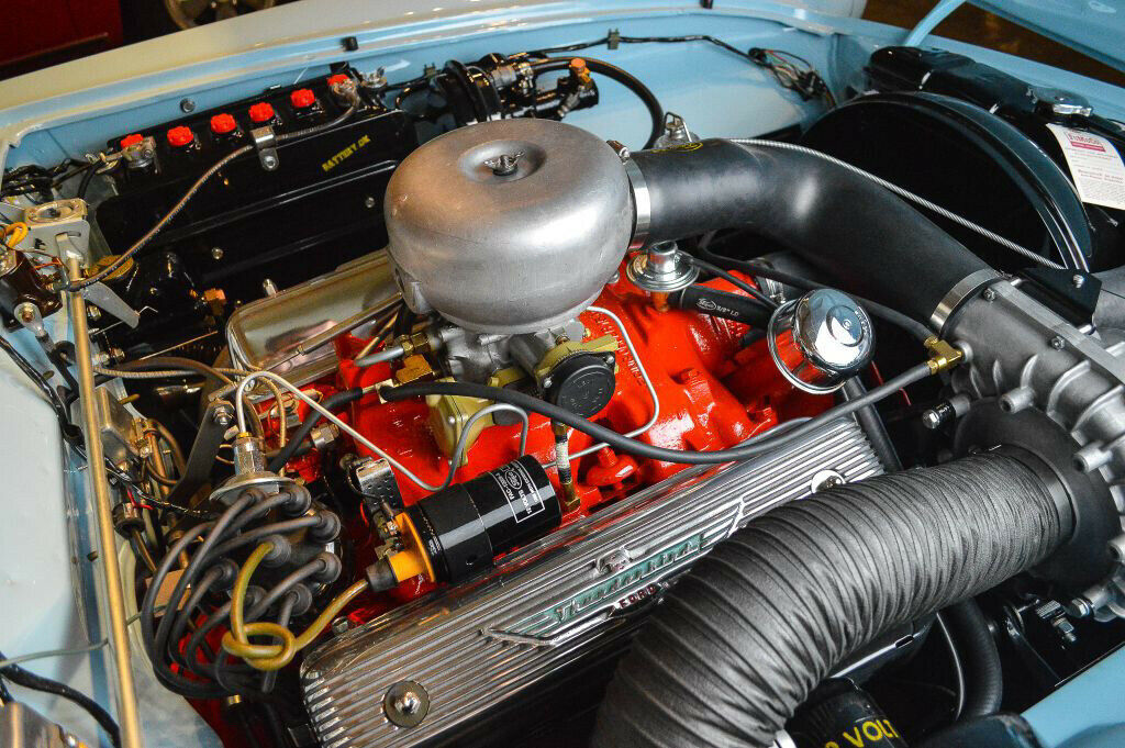 1957 Blue Ford Thunderbird