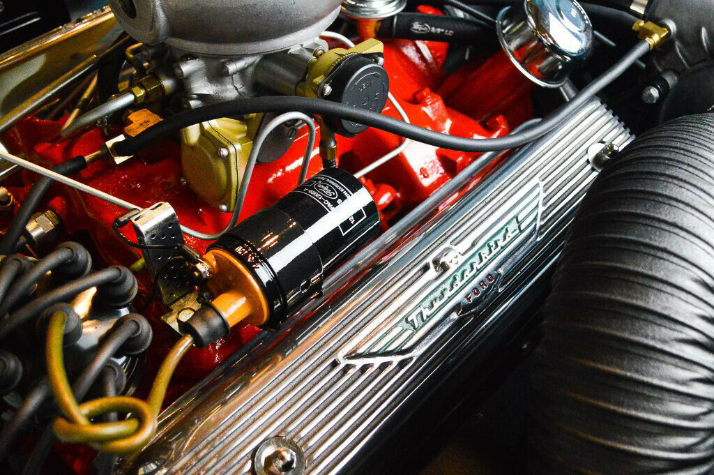 1957 Blue Ford Thunderbird