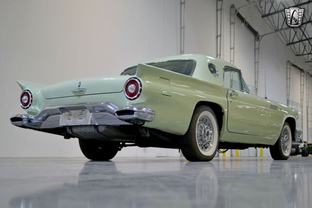 1957 Green Ford Thunderbird Coupe