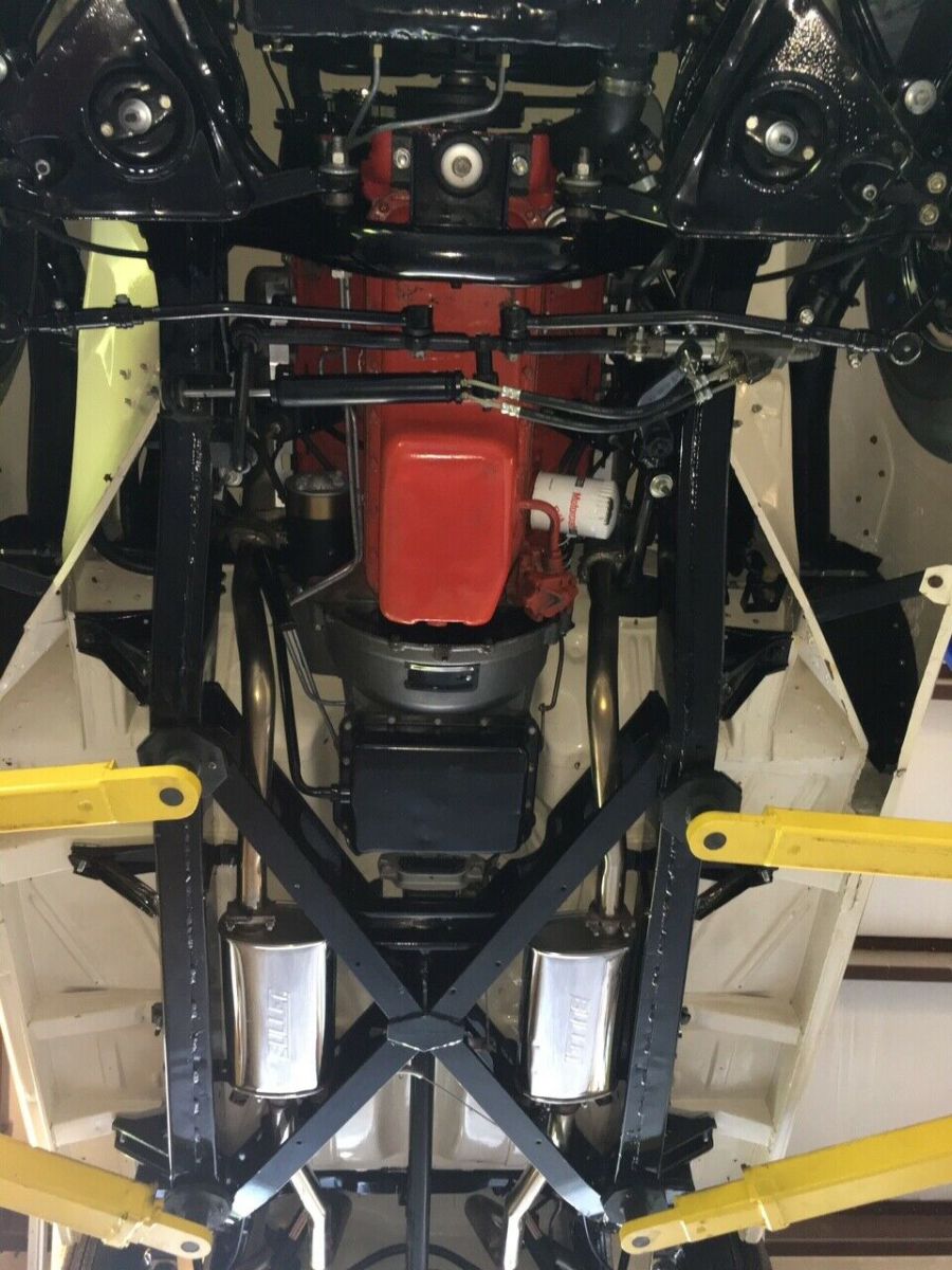 1957 White Ford Thunderbird Convertible