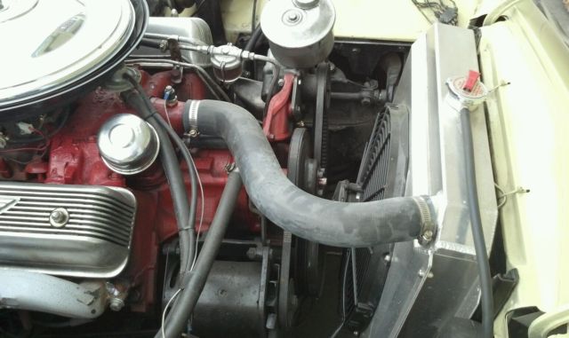 1957 Yellow Ford Thunderbird Convertible