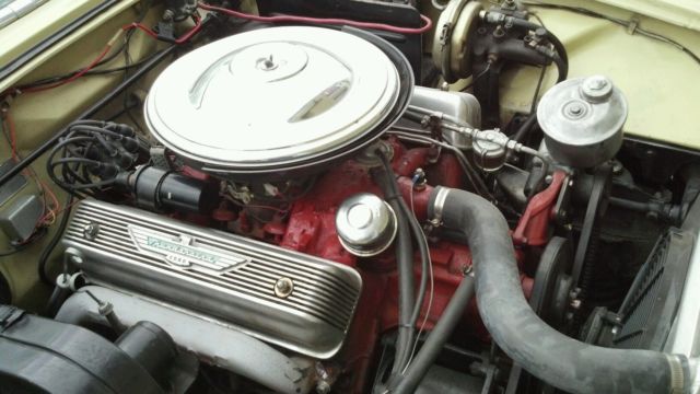 1957 Yellow Ford Thunderbird Convertible