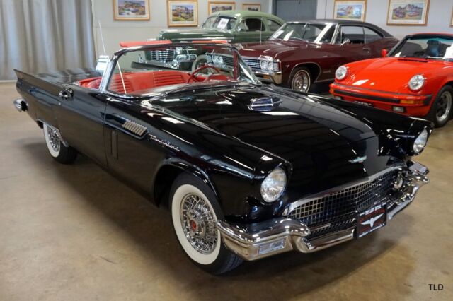 1957 Black Ford Thunderbird Convertible