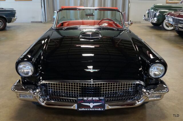 1957 Black Ford Thunderbird Convertible