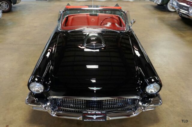 1957 Black Ford Thunderbird Convertible
