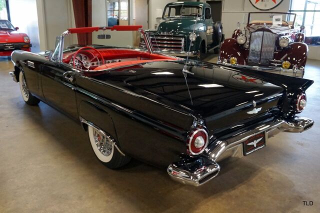 1957 Black Ford Thunderbird Convertible