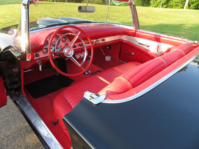 1957 Black Ford Thunderbird Convertible