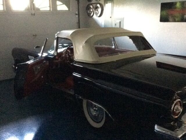 1957 Black Ford Thunderbird Convertible