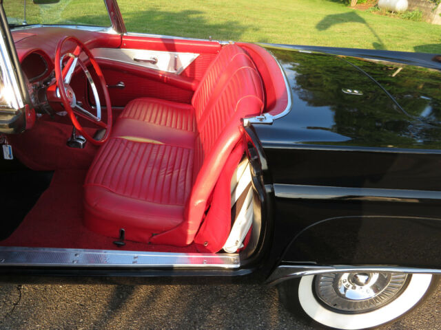 1957 Black Ford Thunderbird Convertible